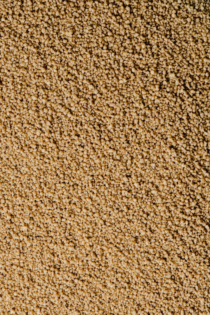 Detailed close-up texture of millet grains creating a natural pattern.
